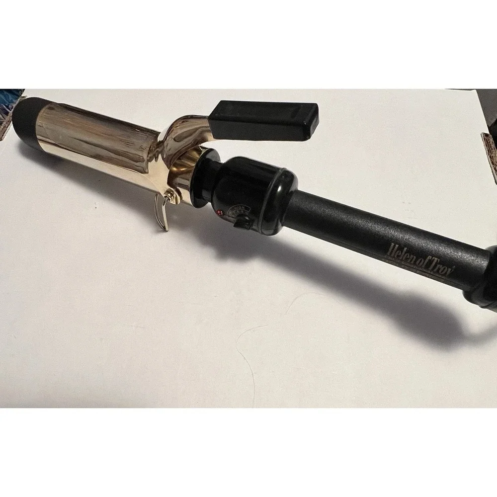 Helen of Troy Professional Gold Series Curling Iron Gold Black 1.5 Inch Barrel